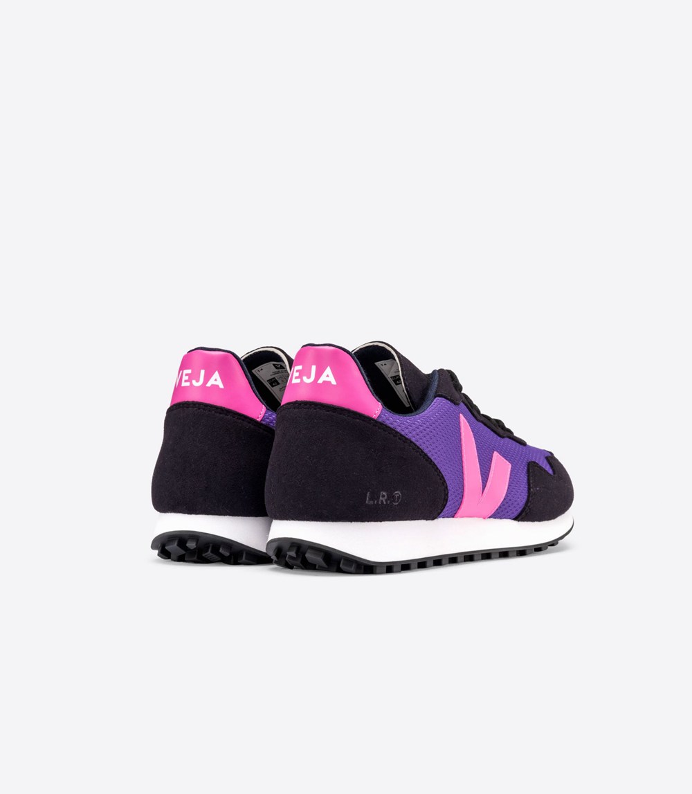 Veja Sneakers Womens - Sdu Rec Alveomesh - Purple/Black/Pink - 4705EGLUX